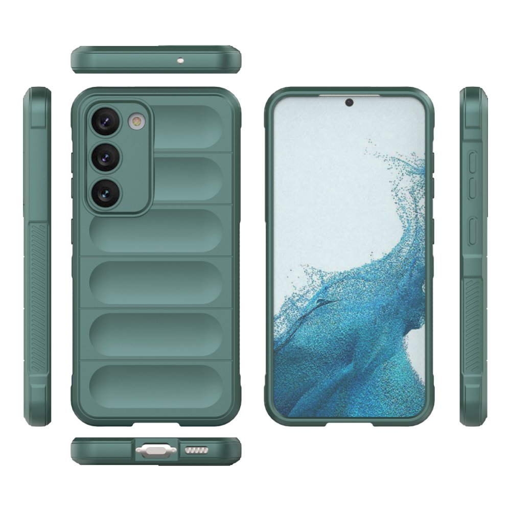  Samsung Galaxy S23 Plus Kılıf Optimum Silikon - Koyu Yeşil