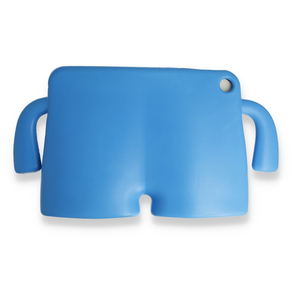  iPad 2 9.7 Kılıf Karakter Tablet Silikon - Mavi