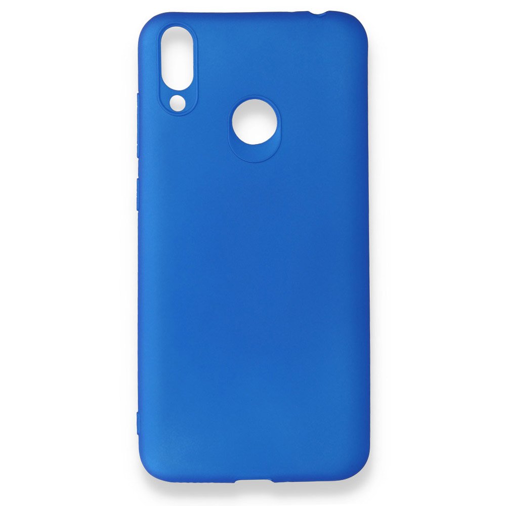  Huawei Honor 8C Kılıf First Silikon - Mavi