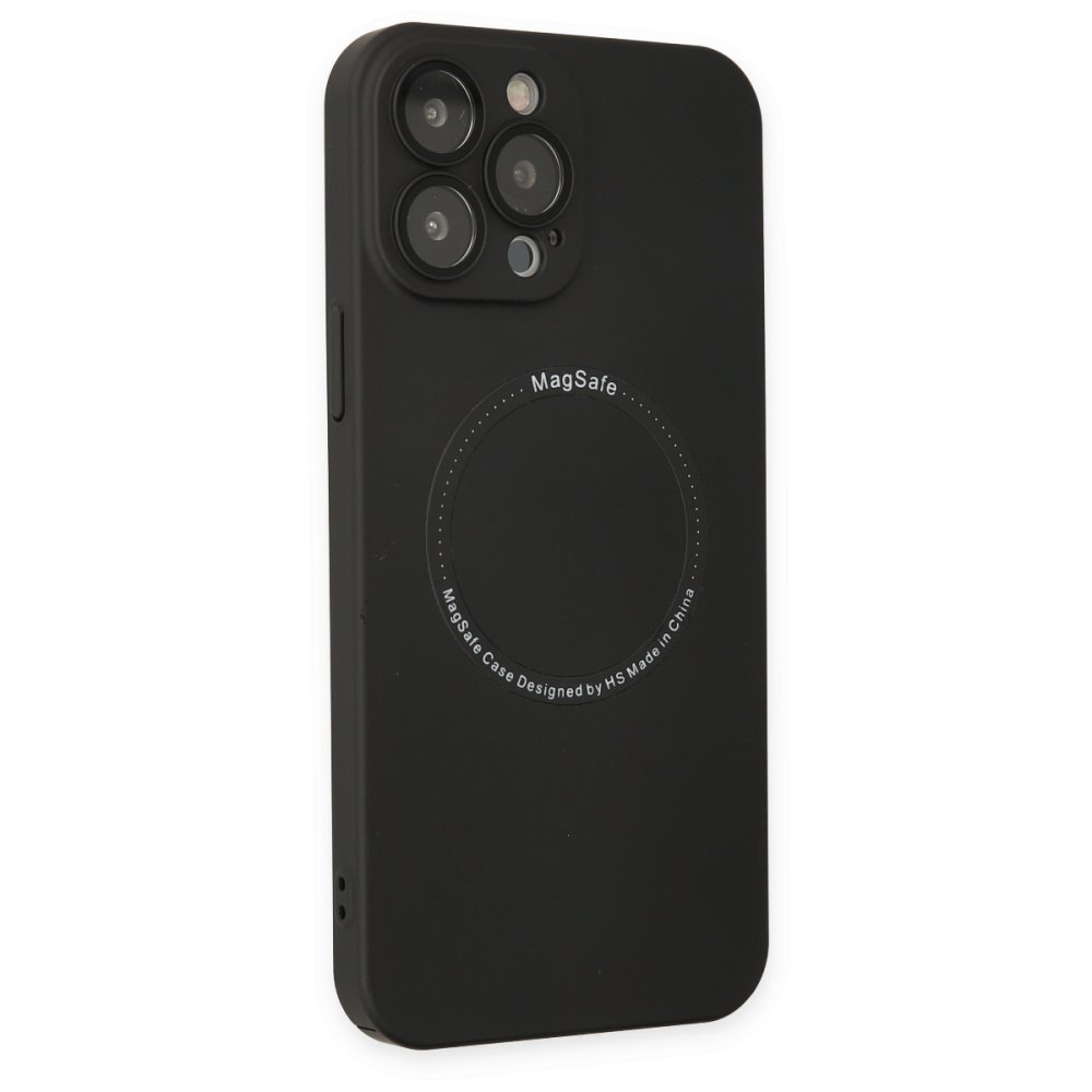 iPhone 14 Pro Kılıf Jack Magneticsafe Lens Silikon - Siyah  iPhone 14 Pro Kılıf Jack Magneticsafe Lens Silikon - Siyah