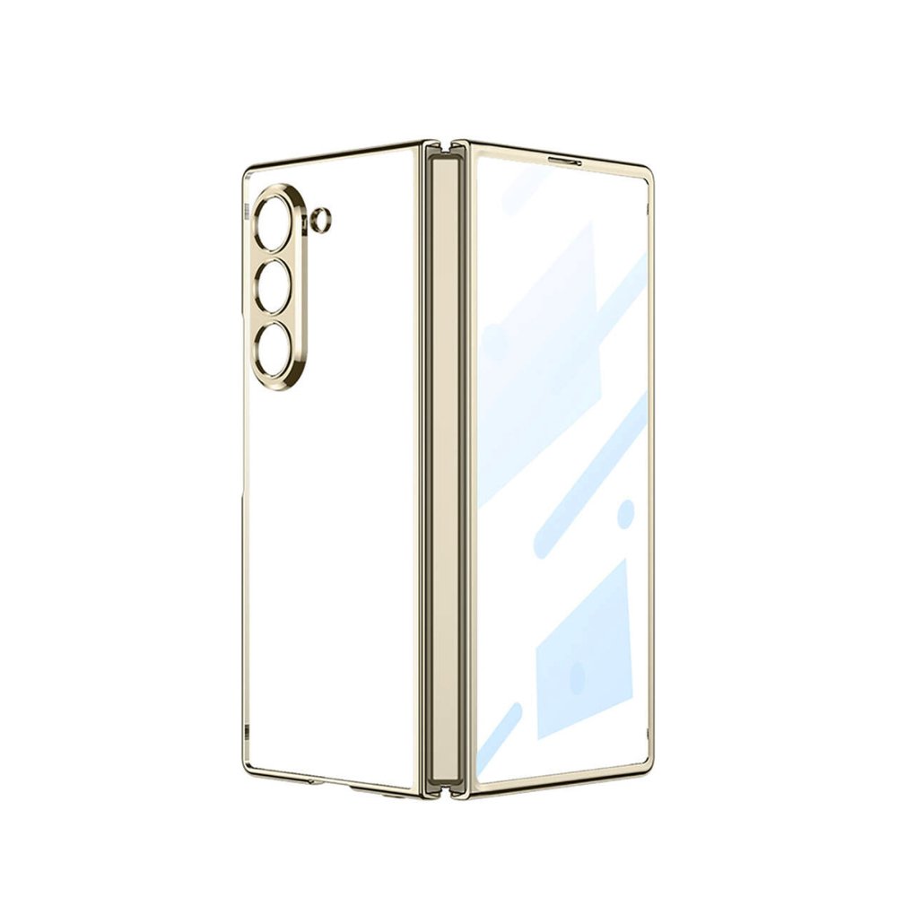  Samsung Galaxy Z Fold 5 Kılıf Fold Element Kapak - Gold