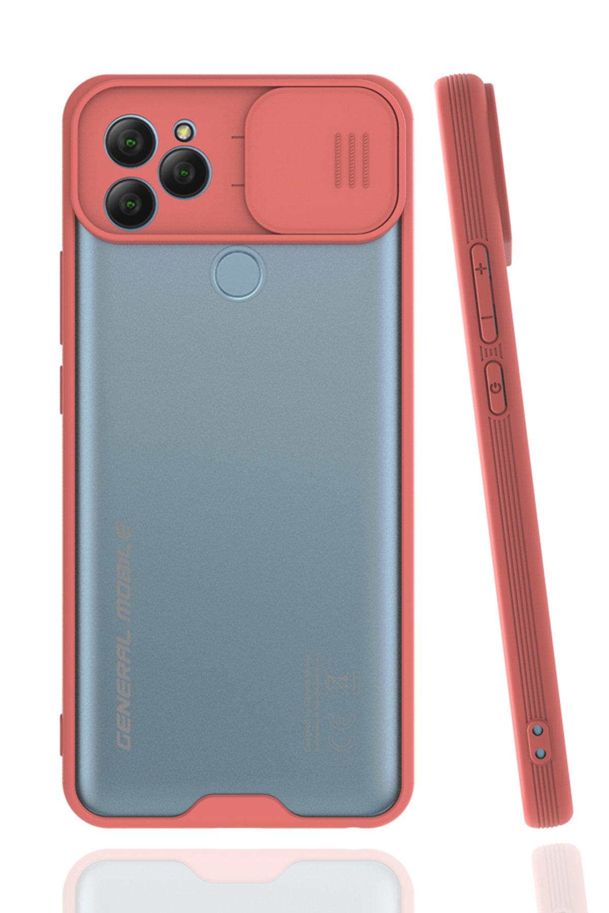  General Mobile GM 21 Kılıf Platin Kamera Koruma Silikon - Pembe
