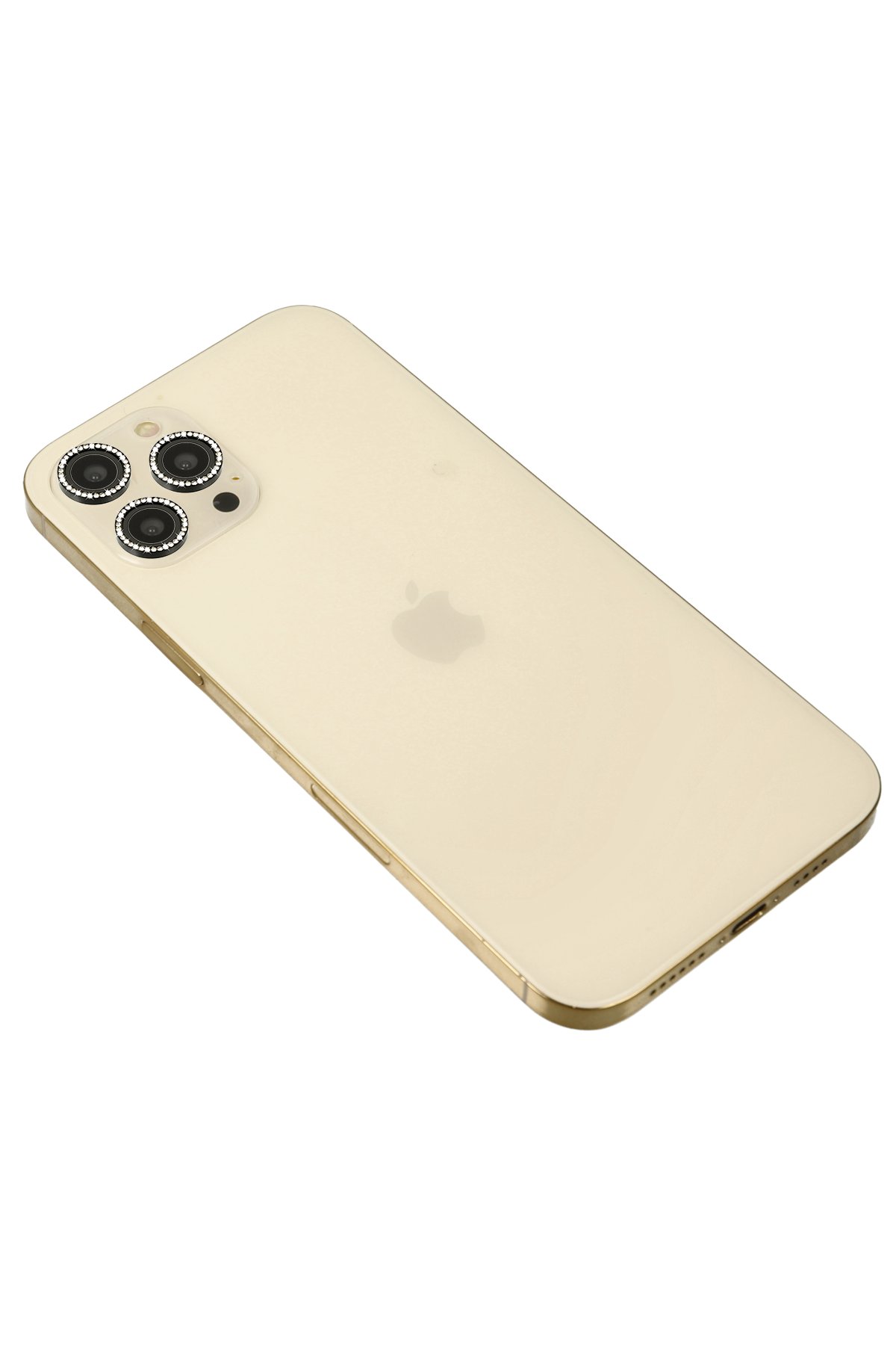  iPhone 12 Pro Max Diamond Kamera Lens - Siyah