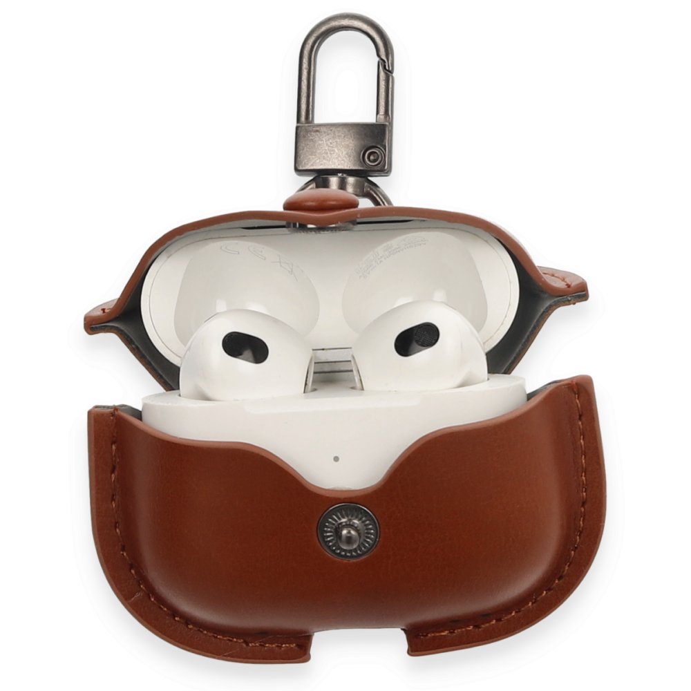 Airpods 3 (3.nesil) Çanta Deri Kılıf - Taba Airpods 3 (3.nesil) Çanta Deri Kılıf - Taba