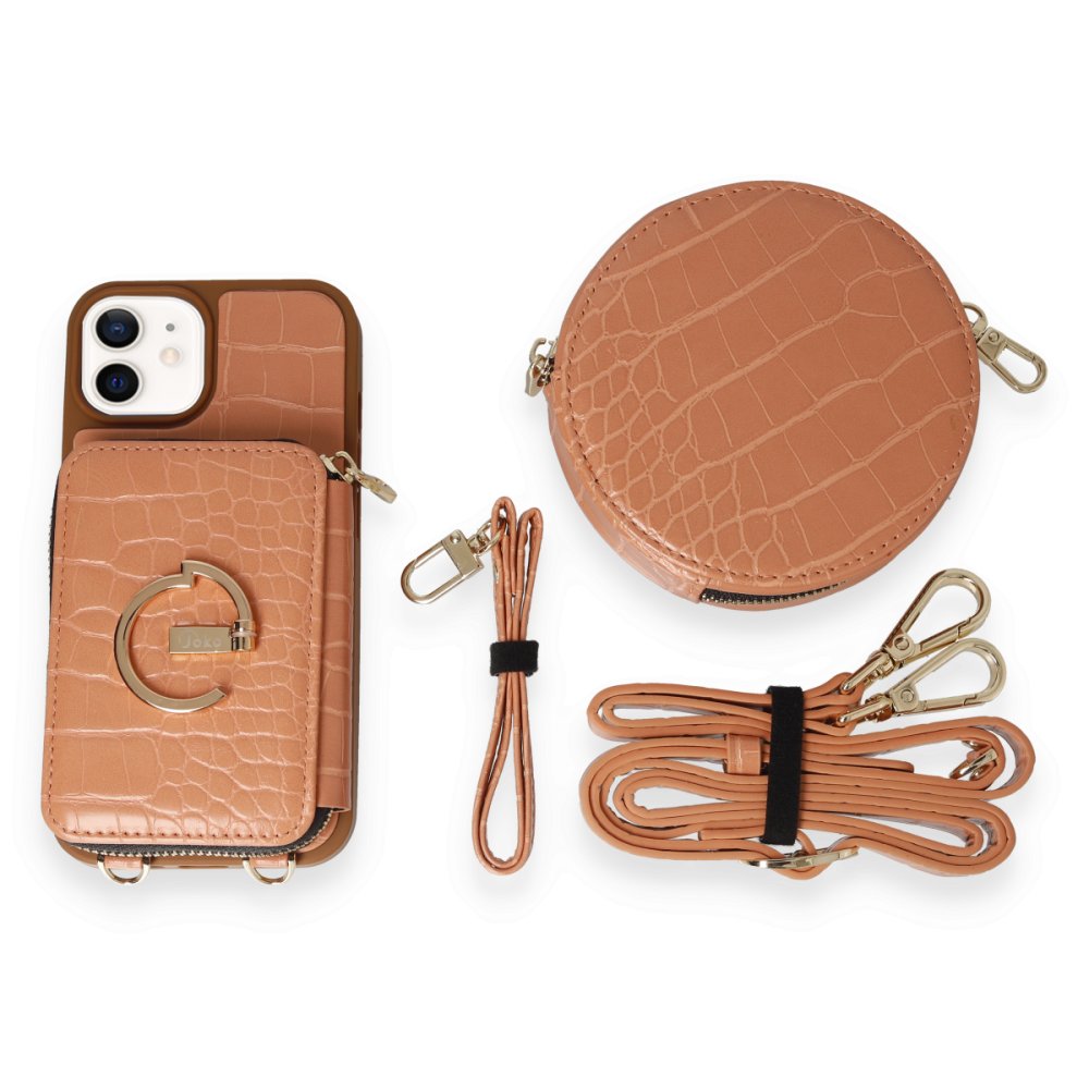Joko iPhone 11 Kılıf Ermes Kapak - Açık Kırmızı Joko iPhone 11 Kılıf Ermes Kapak - Açık Kırmızı
