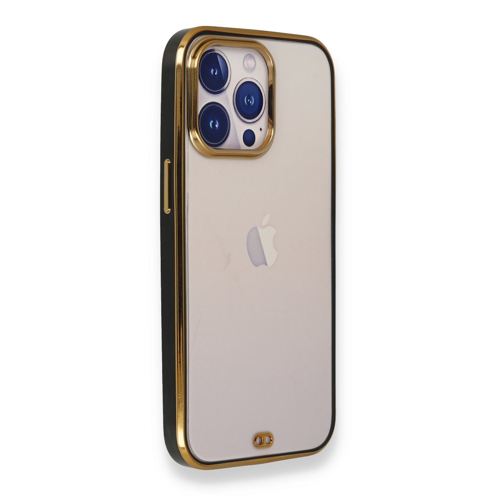  iPhone 13 Pro Kılıf Liva Silikon - Siyah