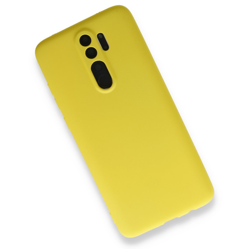 Redmi Note 8 Pro Kılıf First Silikon - Sarı