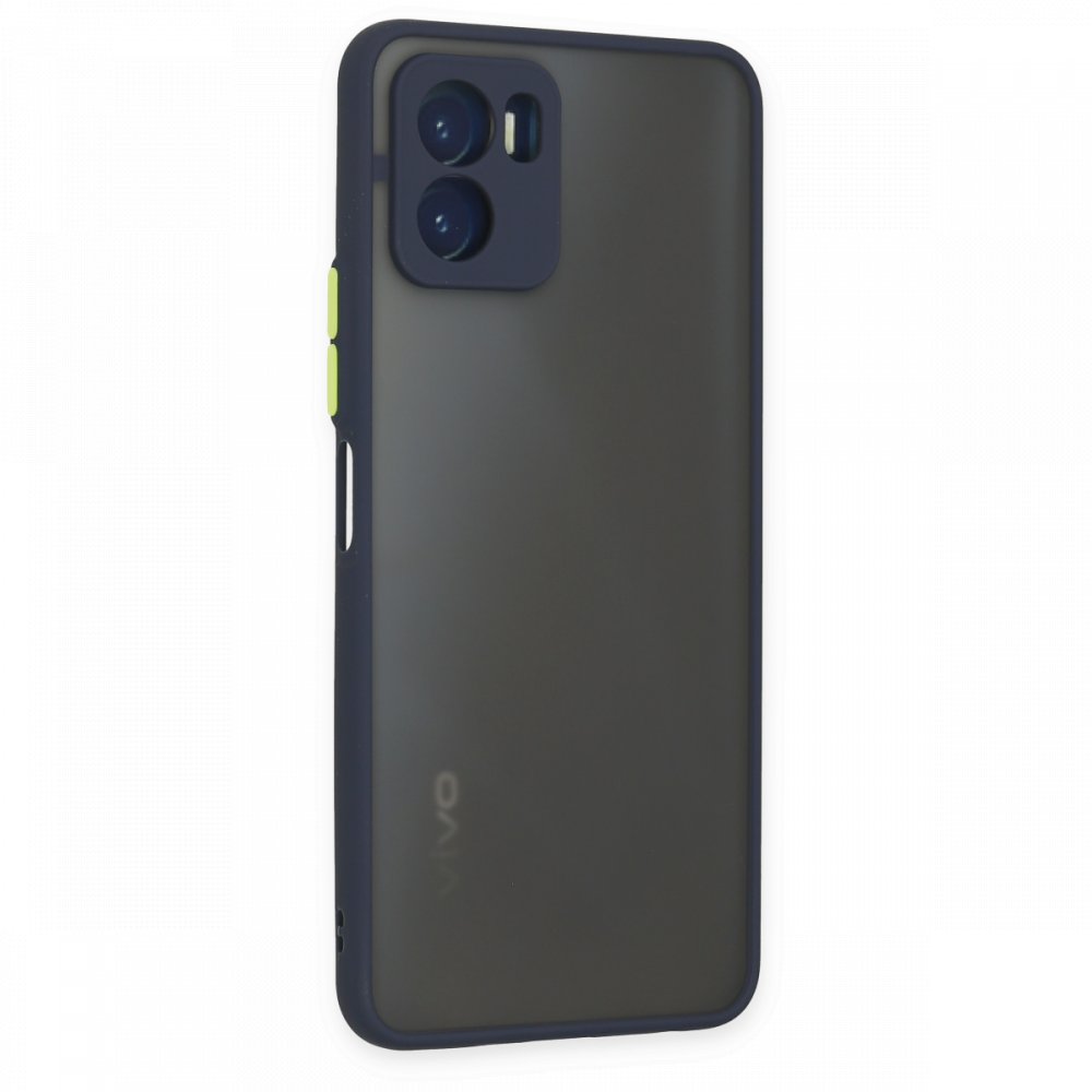  Vivo Y15S Kılıf Montreal Silikon Kapak - Lacivert