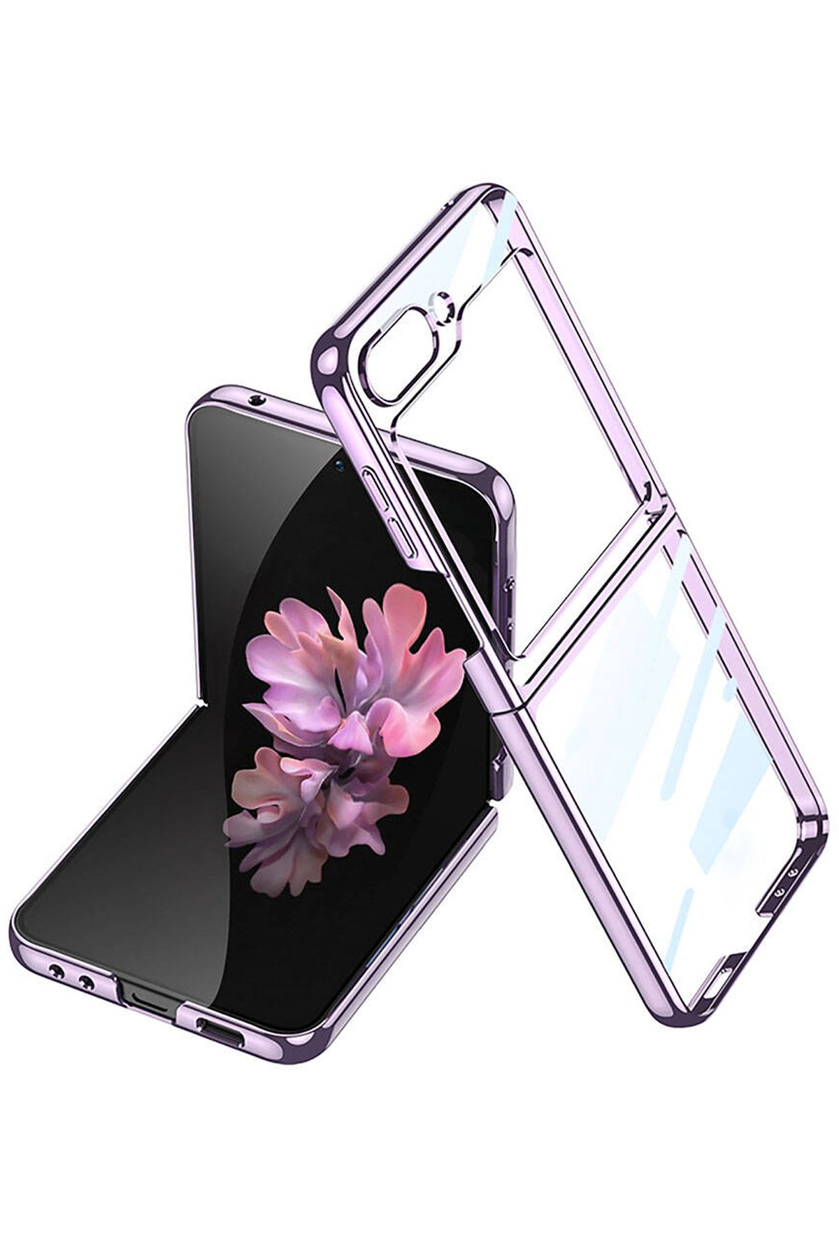  Samsung Galaxy Z Flip 6 Kılıf Fold Element Kapak - Mor
