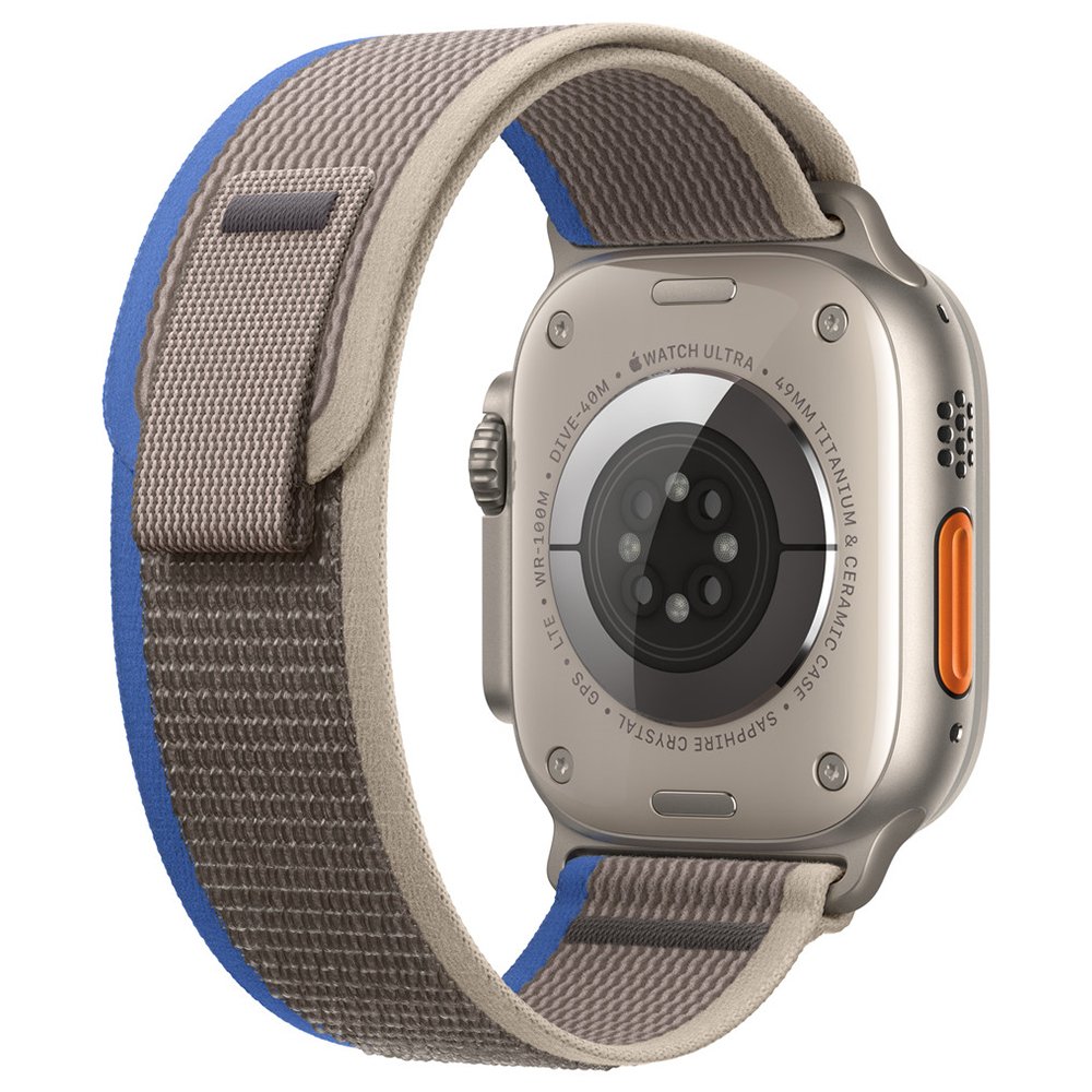 Apple Watch 38mm Trail Kordon - Mavi-Gri Apple Watch 38mm Trail Kordon - Mavi-Gri