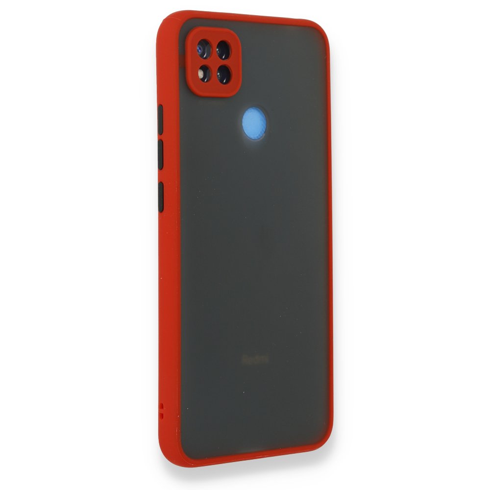 Redmi 9C Kılıf Montreal Silikon Kapak - Kırmızı