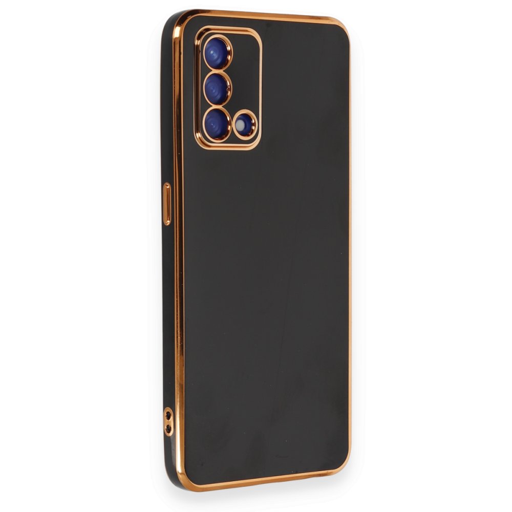 Oppo A74 4G Kılıf Volet Silikon - Siyah  Oppo A74 4G Kılıf Volet Silikon - Siyah