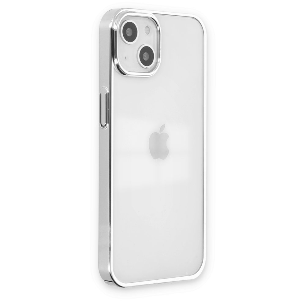  iPhone 14 Plus Kılıf Element Silikon - Gümüş