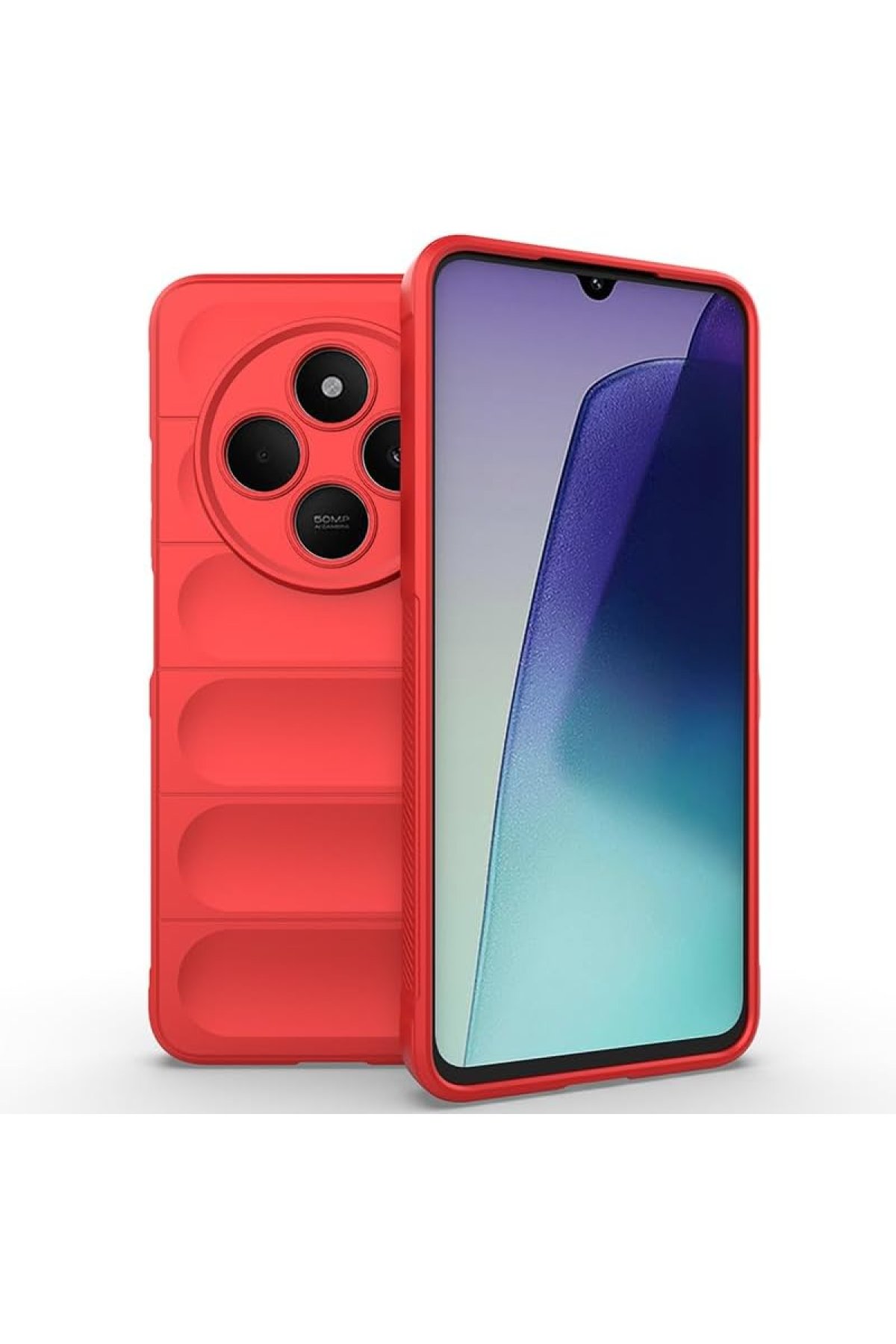 Redmi 14C Kılıf Optimum Silikon - Kırmızı Redmi 14C Kılıf Optimum Silikon - Kırmızı