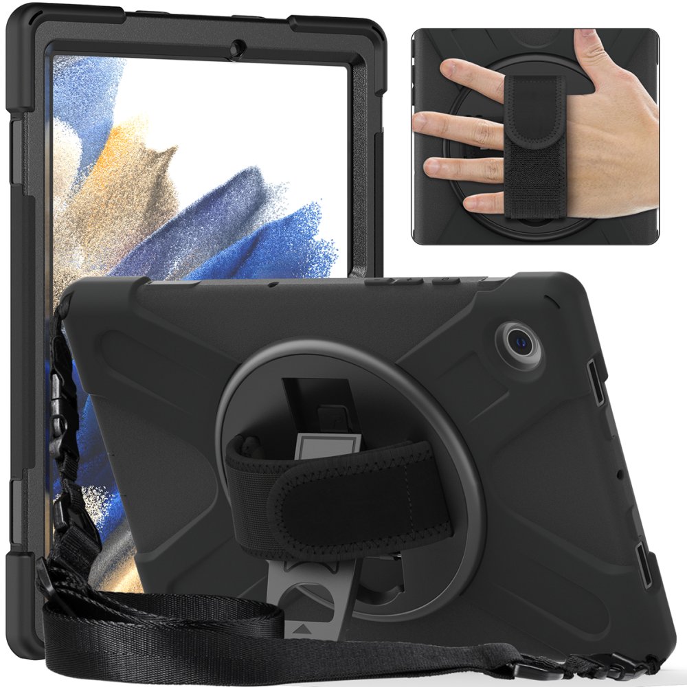  Lenovo M10 HD X306F Kılıf Amazing Tablet Kapak - Siyah