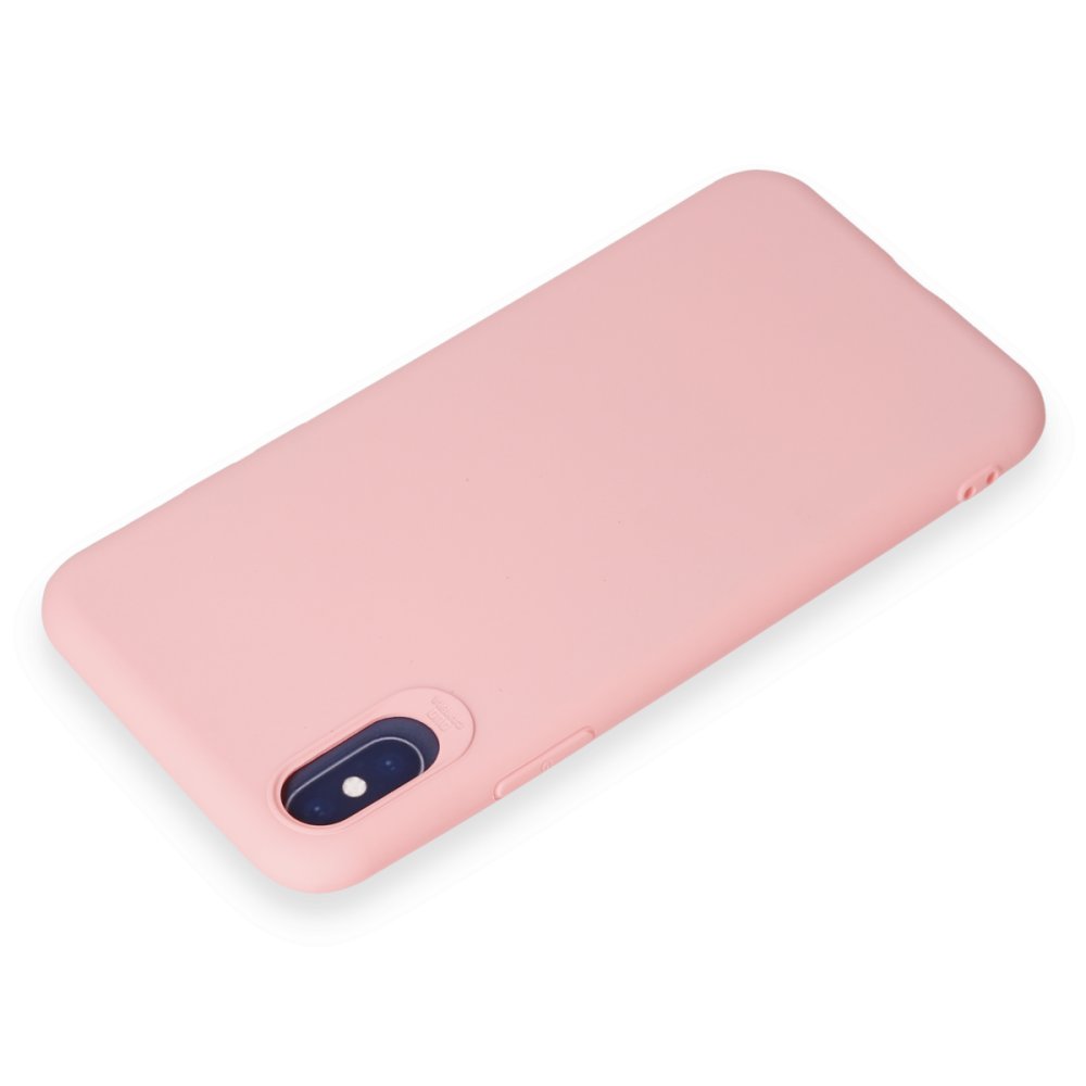 iPhone X Kılıf First Silikon - Pudra  iPhone X Kılıf First Silikon - Pudra