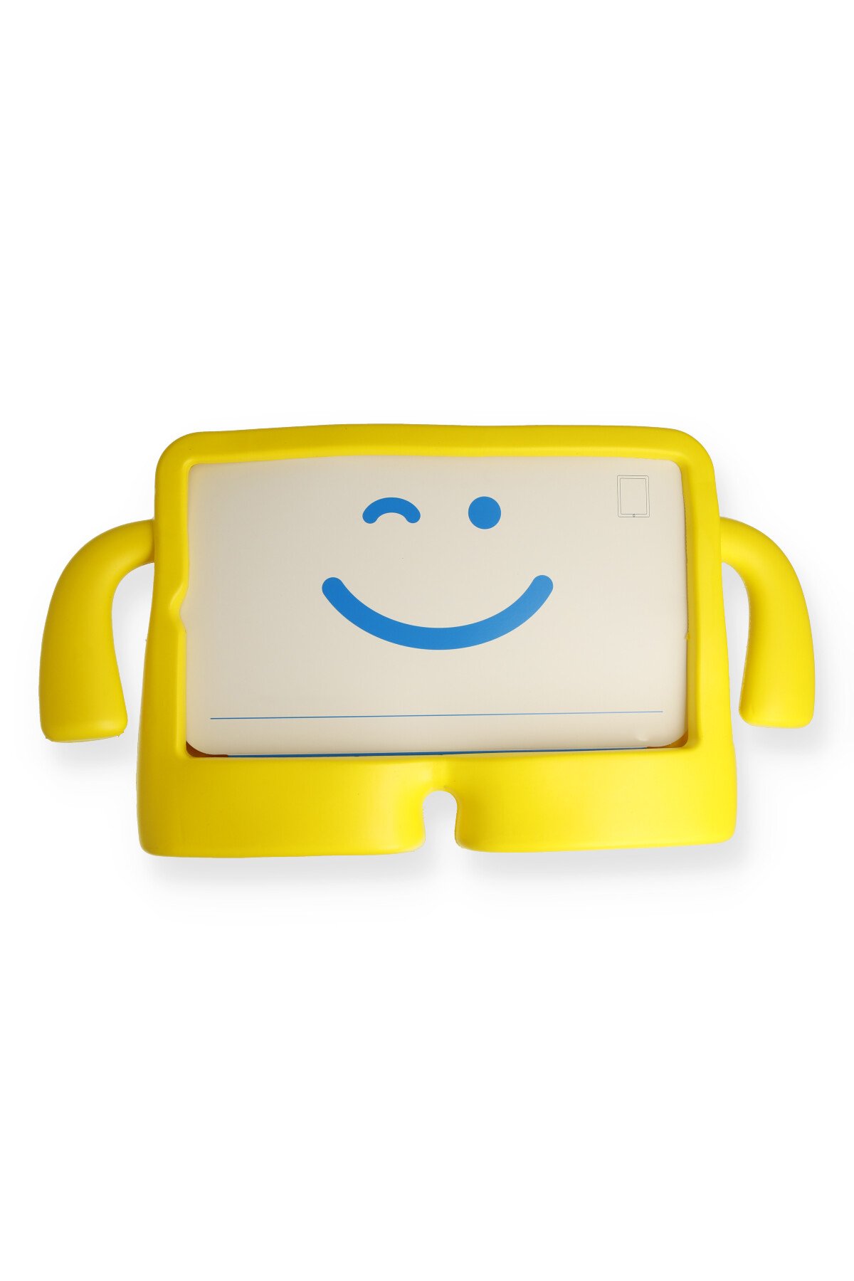 iPad Mini 2 Kılıf Karakter Tablet Silikon - Sarı iPad Mini 2 Kılıf Karakter Tablet Silikon - Sarı