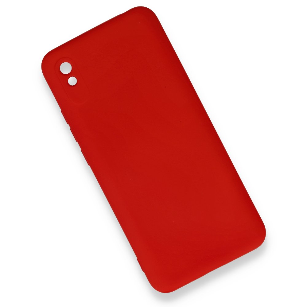 Redmi 9A Kılıf Nano içi Kadife Silikon - Kırmızı Redmi 9A Kılıf Nano içi Kadife Silikon - Kırmızı