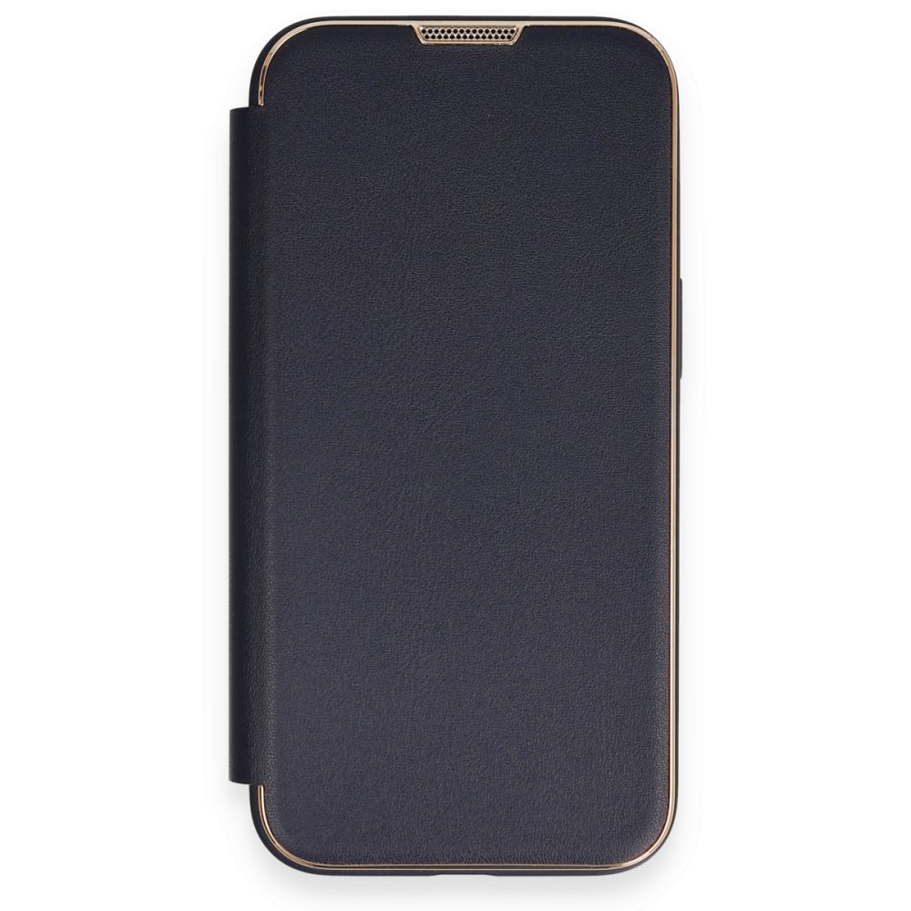 iPhone 14 Pro Kılıf Dolpin Kapaklı - Lacivert  iPhone 14 Pro Kılıf Dolpin Kapaklı - Lacivert