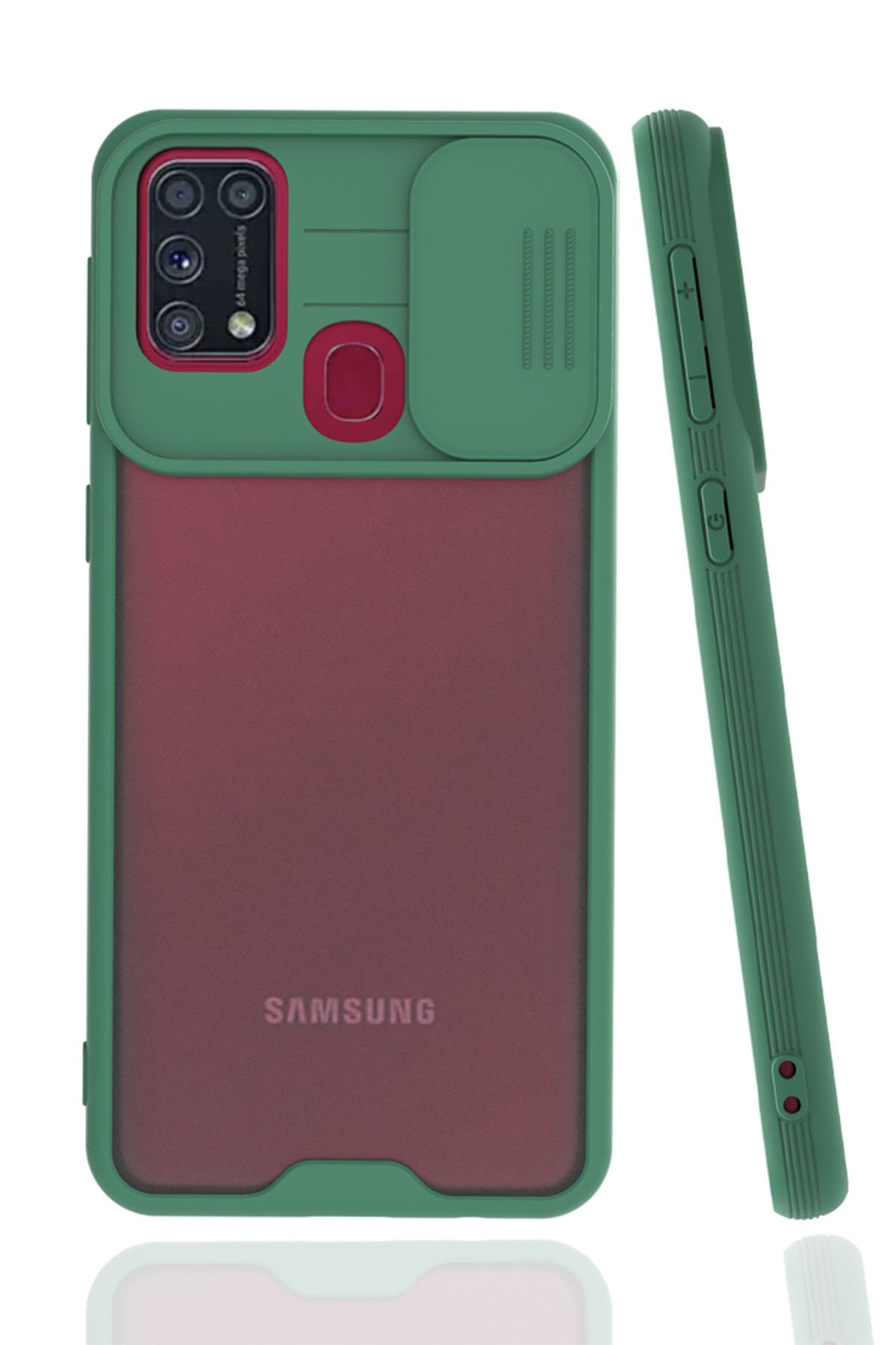 Samsung Galaxy M31 Kılıf Platin Kamera Koruma Silikon - Yeşil Samsung Galaxy M31 Kılıf Platin Kamera Koruma Silikon - Yeşil