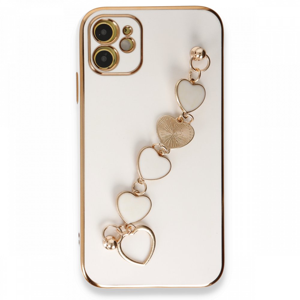  iPhone 12 Kılıf Esila Silikon - Beyaz