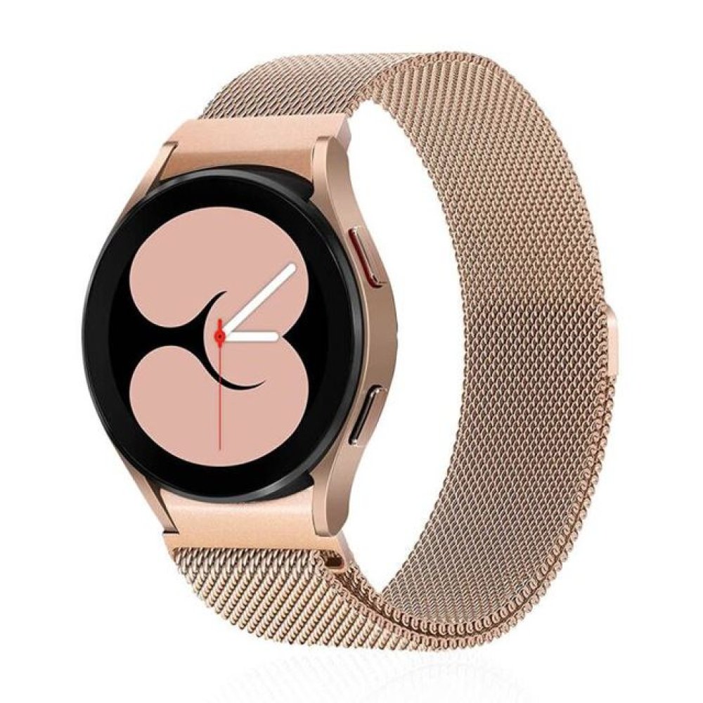  Samsung Galaxy Watch 4 Metal Mıknatıslı Kordon - Gold
