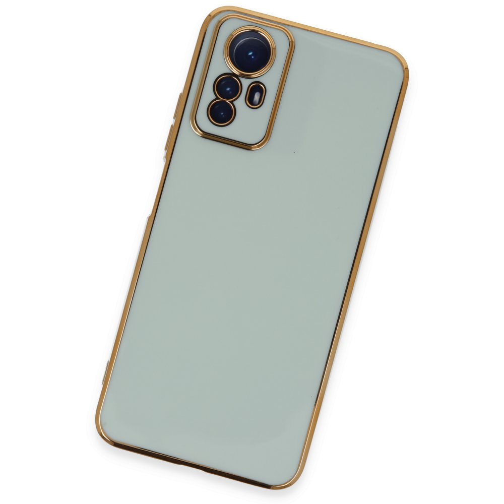 Redmi Note 12S Kılıf Volet Silikon - Açık Yeşil