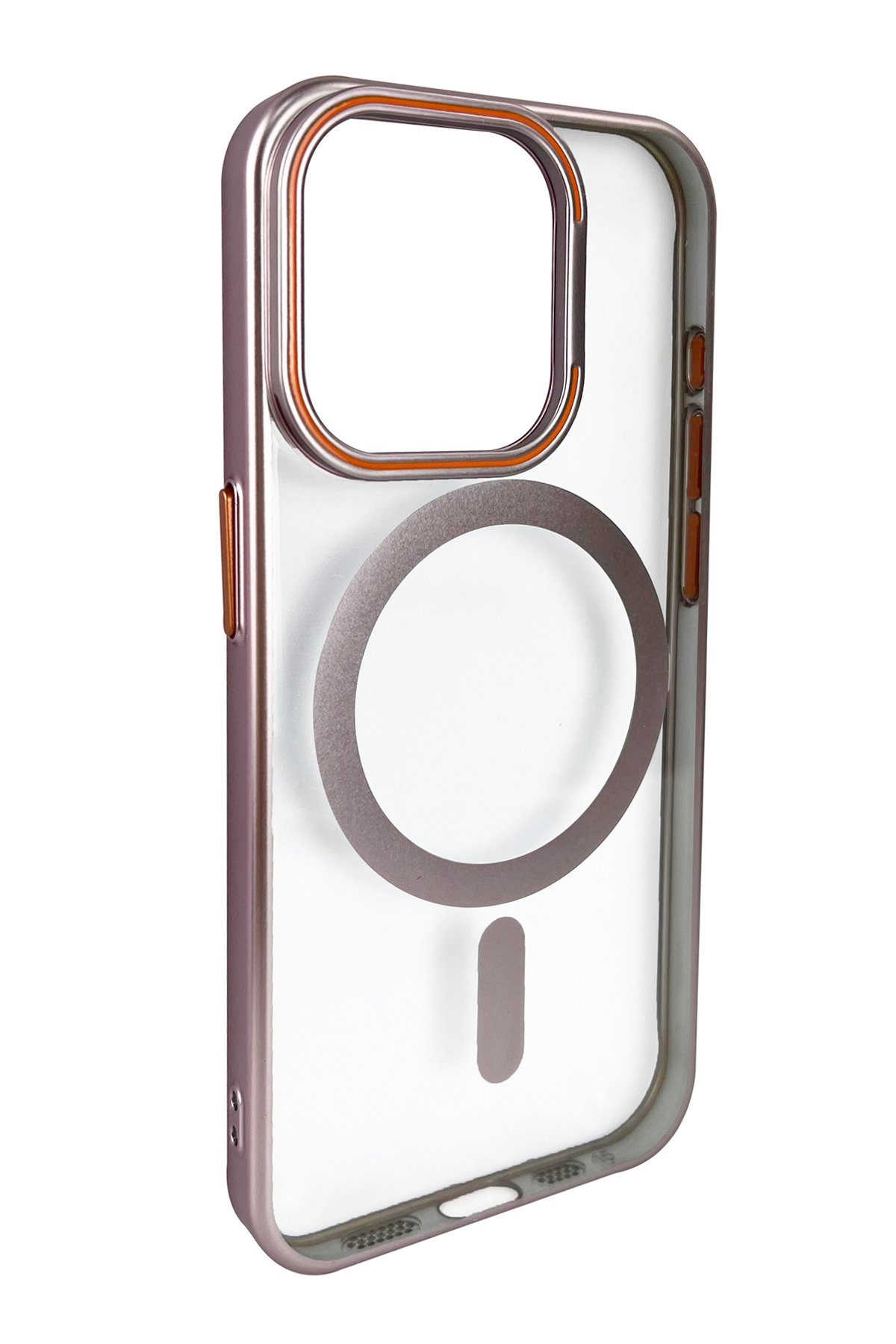 Joko iPhone 15 Crown Lens Standlı Magsafe Kapak - Pembe