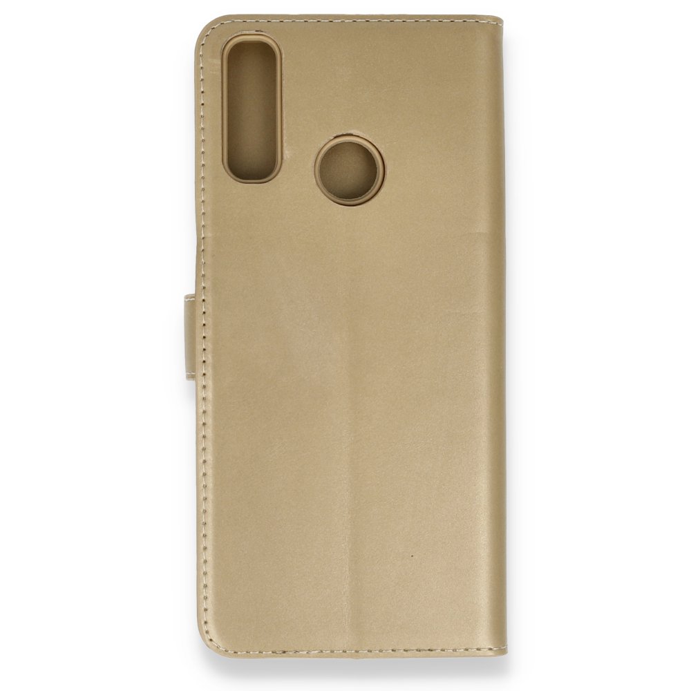  General Mobile GM 10 Kılıf Trend S Plus Kapaklı Kılıf - Gold