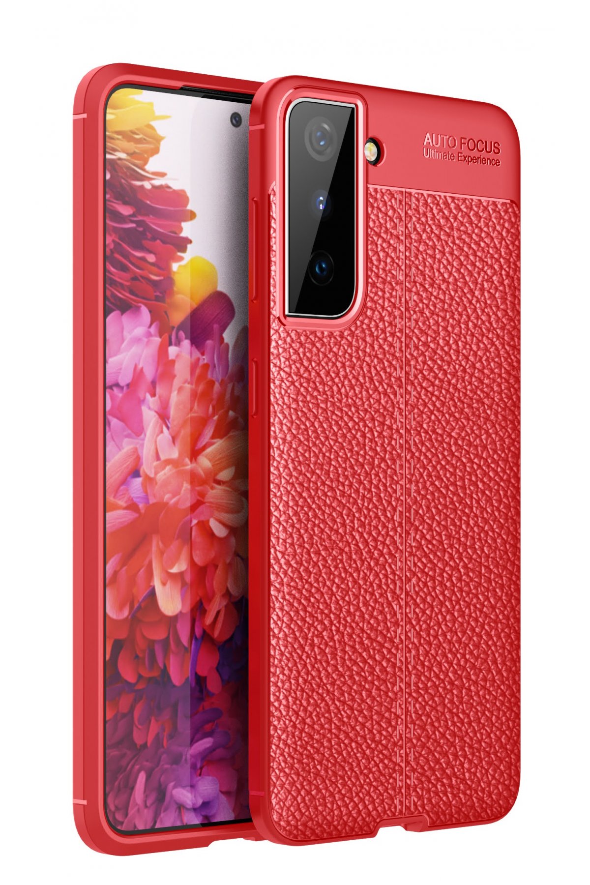 Samsung Galaxy S21 Plus Kılıf Auto Focus Kapak - Kırmızı Samsung Galaxy S21 Plus Kılıf Auto Focus Kapak - Kırmızı