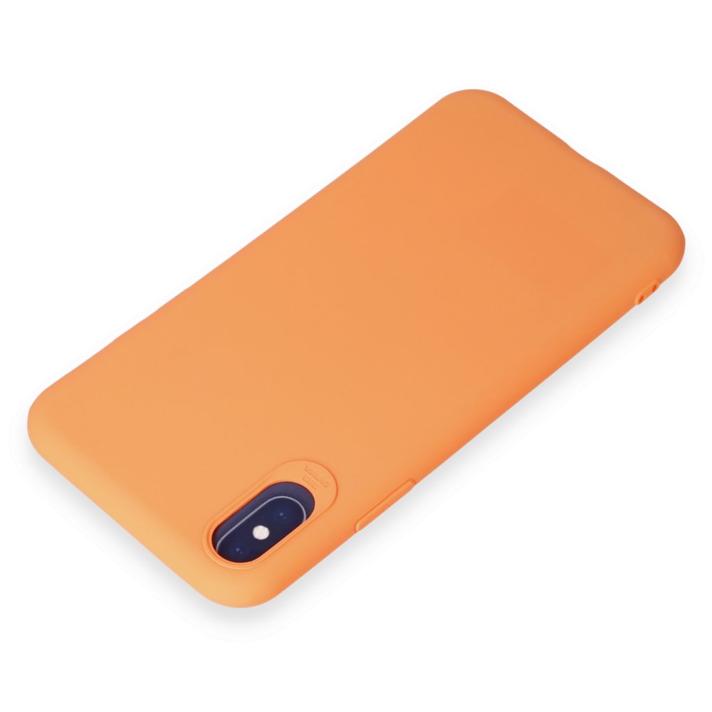 iPhone X Kılıf First Silikon - Turuncu  iPhone X Kılıf First Silikon - Turuncu