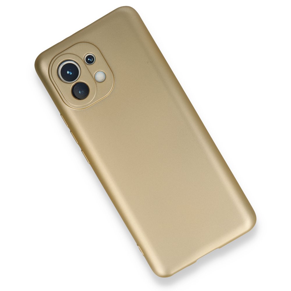  Xiaomi Mi 11 Kılıf First Silikon - Gold