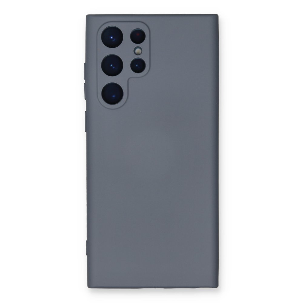 Samsung Galaxy S24 Ultra Kılıf Nano içi Kadife Silikon - Gri Samsung Galaxy S24 Ultra Kılıf Nano içi Kadife Silikon - Gri