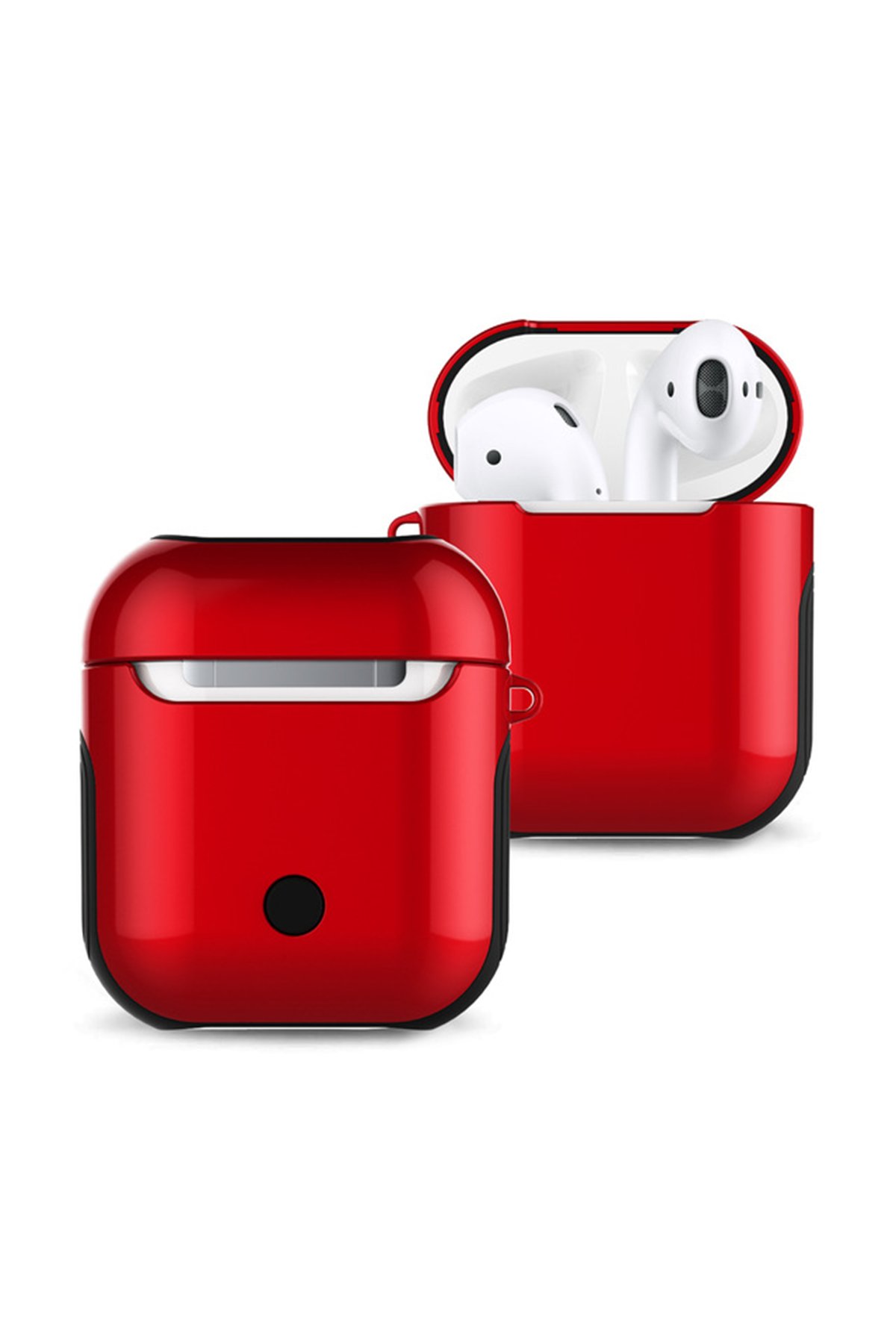  Airpods (1.nesil) 3in1 Kılıf - Kırmızı