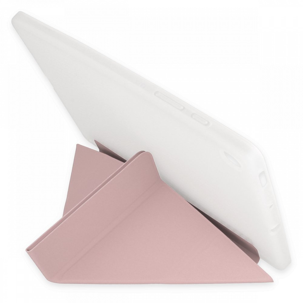 iPad Pro 12.9 (2020) Kılıf Kalemlikli Mars Tablet Kılıfı - Rose Gold iPad Pro 12.9 (2020) Kılıf Kalemlikli Mars Tablet Kılıfı - Rose Gold