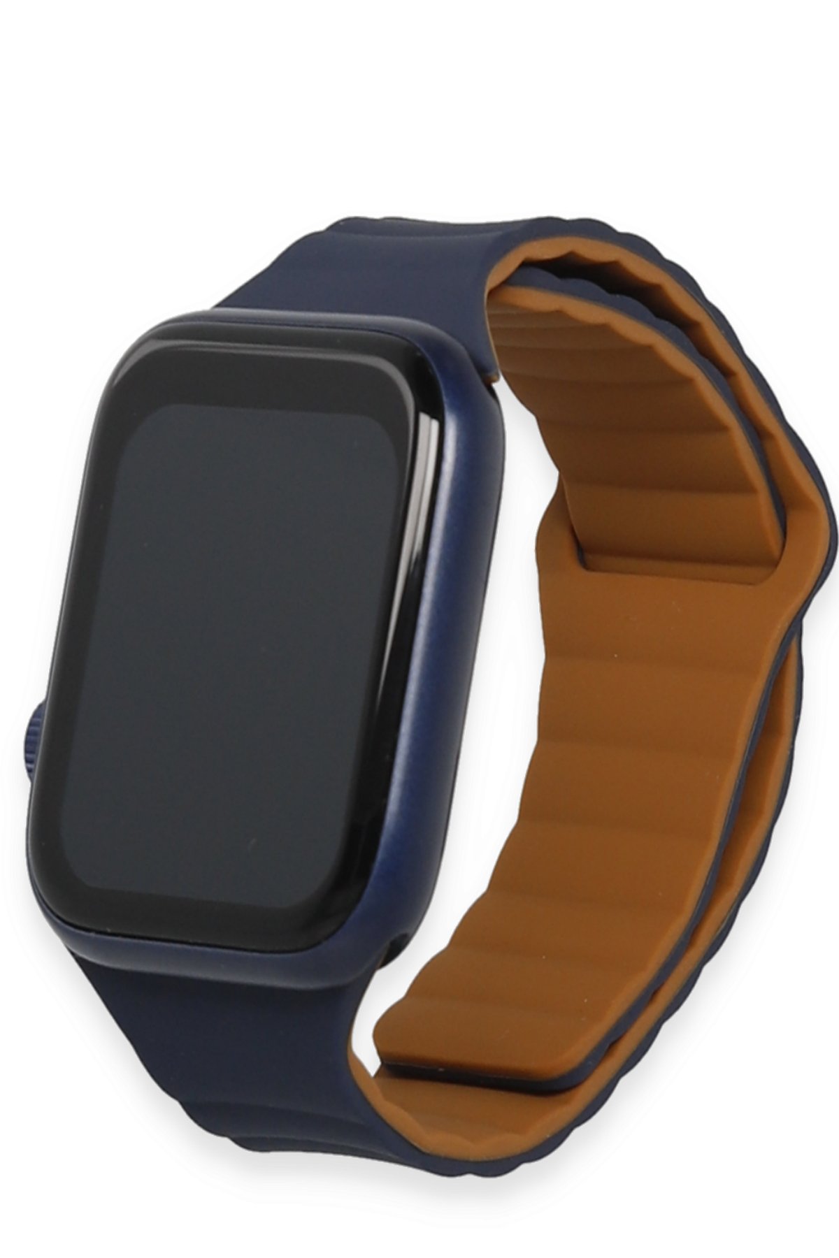 Apple Watch 44mm KR411 Tailored Strap Kordon - Lacivert Apple Watch 44mm KR411 Tailored Strap Kordon - Lacivert