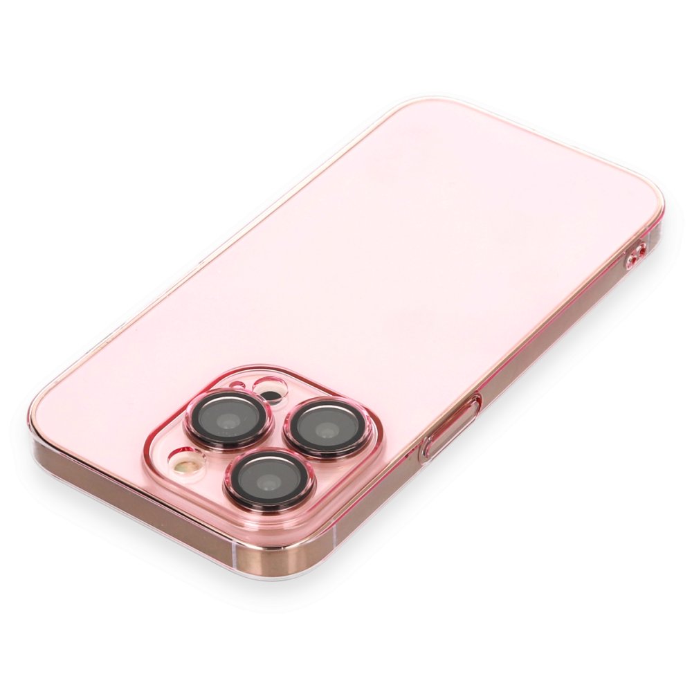 iPhone 13 Pro Max Kılıf Armada Lensli Kapak - Rose Gold  iPhone 13 Pro Max Kılıf Armada Lensli Kapak - Rose Gold