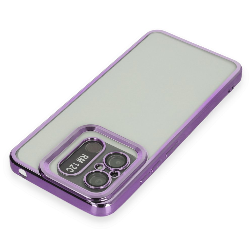 Redmi 12C Kılıf Slot Silikon - Mor Redmi 12C Kılıf Slot Silikon - Mor