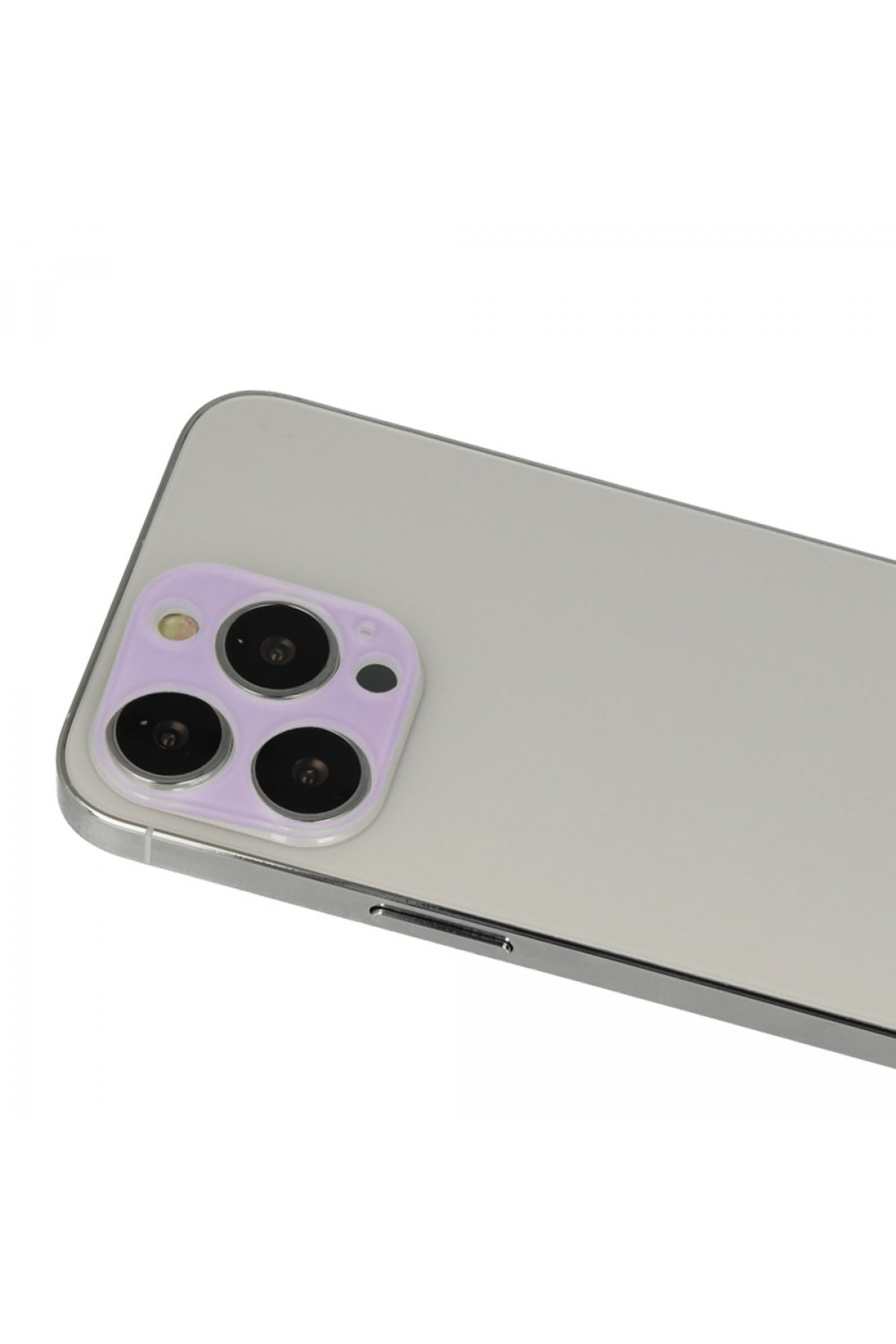  iPhone 13 Pro Max Rainbow Kamera Lens Koruma Cam - Mor