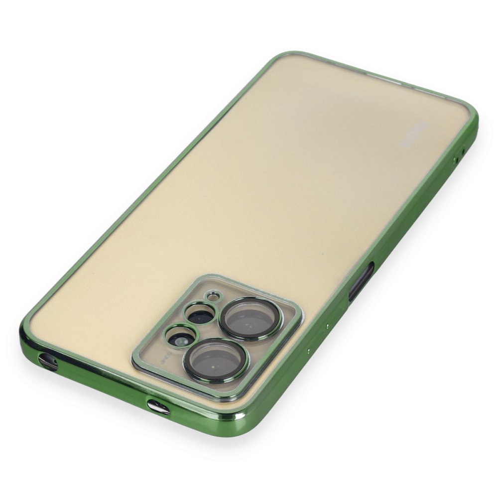 Redmi Note 12 4G Kılıf Razer Lensli Silikon - Yeşil