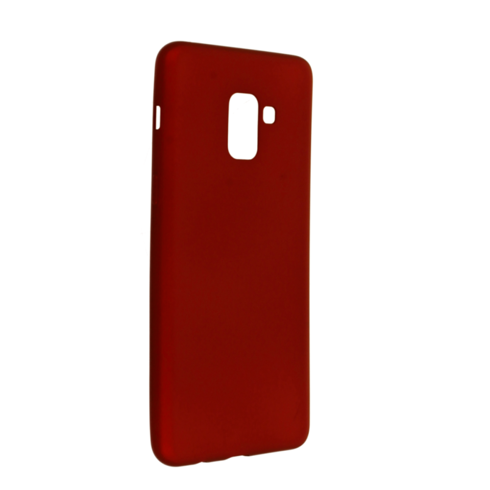 Samsung Galaxy A8 Plus 2018 Kılıf First Silikon - Bordo