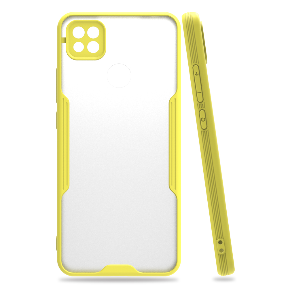 Redmi 9C Kılıf Platin Silikon - Sarı