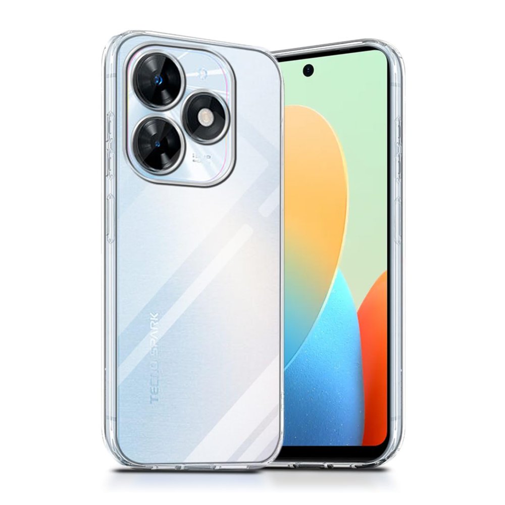 Tecno Spark 20C Kılıf Lüx Şeffaf Silikon Tecno Spark 20C Kılıf Lüx Şeffaf Silikon