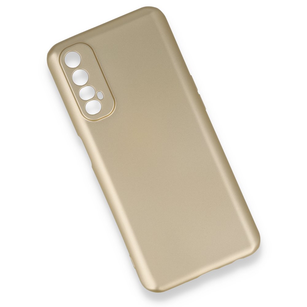 Realme 7 Kılıf First Silikon - Gold Realme 7 Kılıf First Silikon - Gold