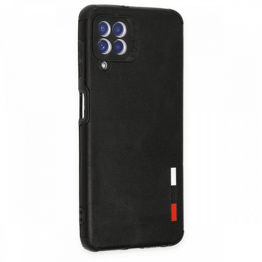  Samsung Galaxy M32 Kılıf Loop Deri Silikon - Siyah