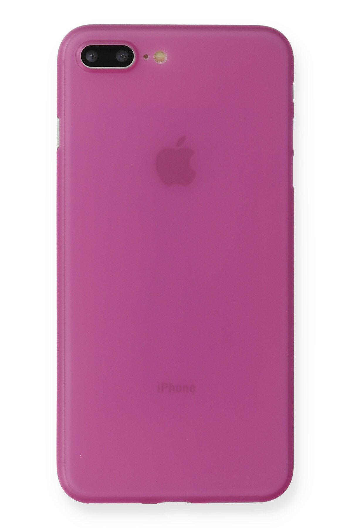 iPhone 8 Plus Kılıf PP Ultra İnce Kapak - Pembe iPhone 8 Plus Kılıf PP Ultra İnce Kapak - Pembe