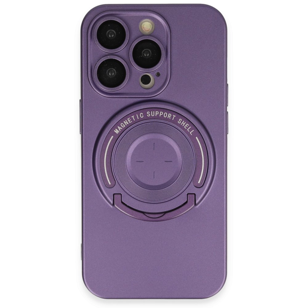  iPhone 13 Pro Kılıf Lukka Magneticsafe Kapak - Derin Mor