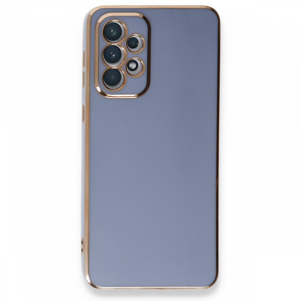  Samsung Galaxy A33 5G Kılıf Volet Silikon - Mavi