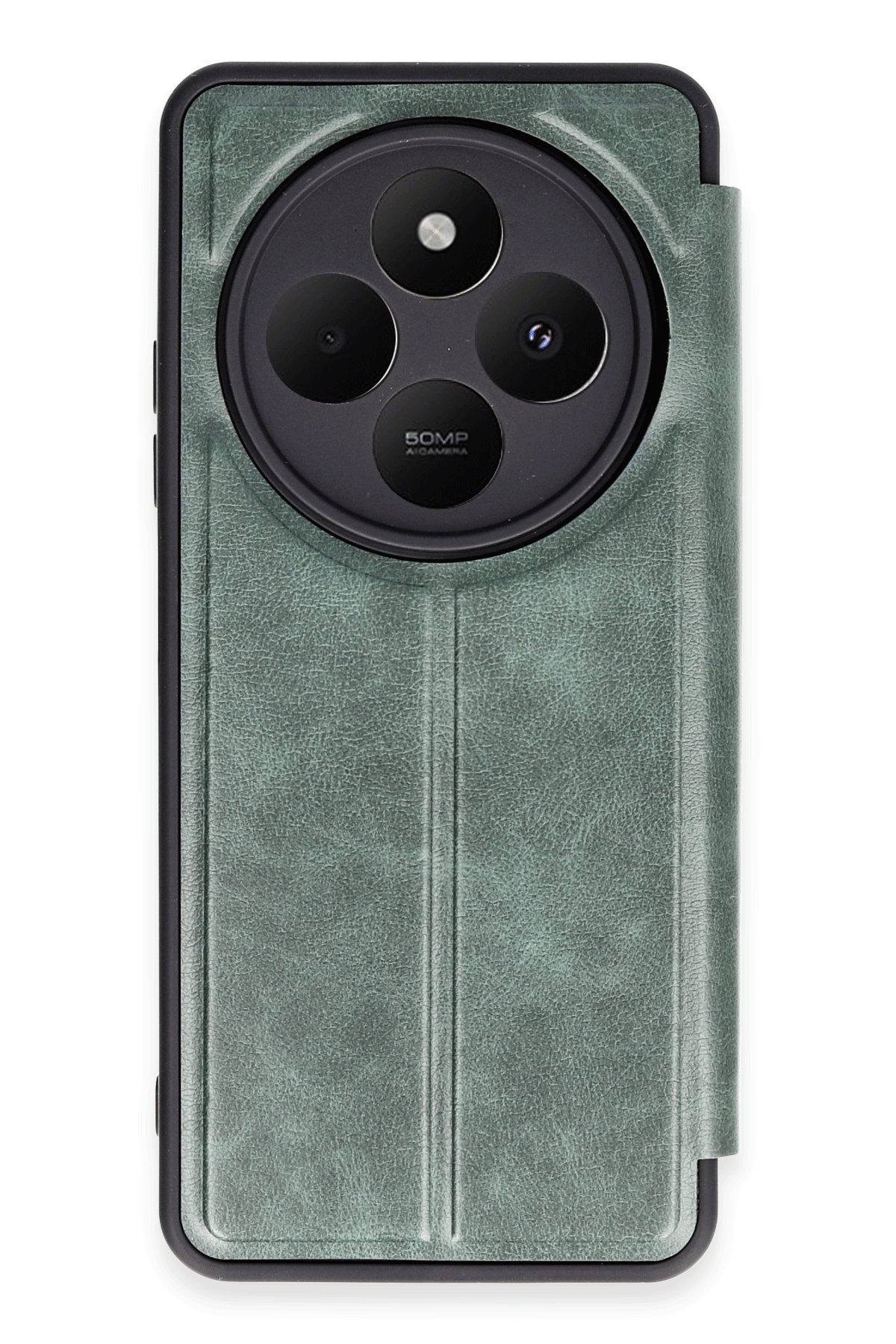 Redmi 14C Kılıf Flip Cover - Koyu Yeşil
