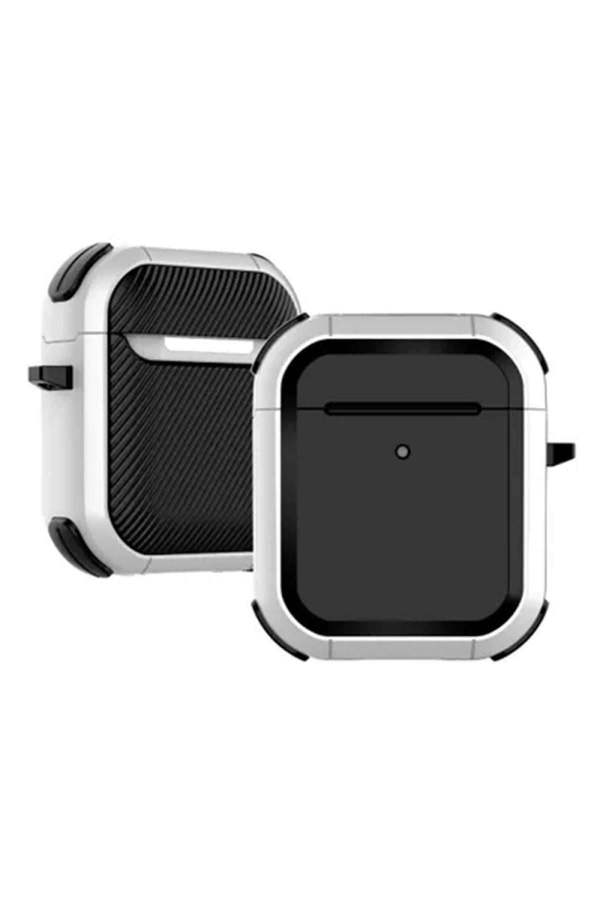 Airpods 2 (2.nesil) Tank Kılıf - Beyaz Airpods 2 (2.nesil) Tank Kılıf - Beyaz